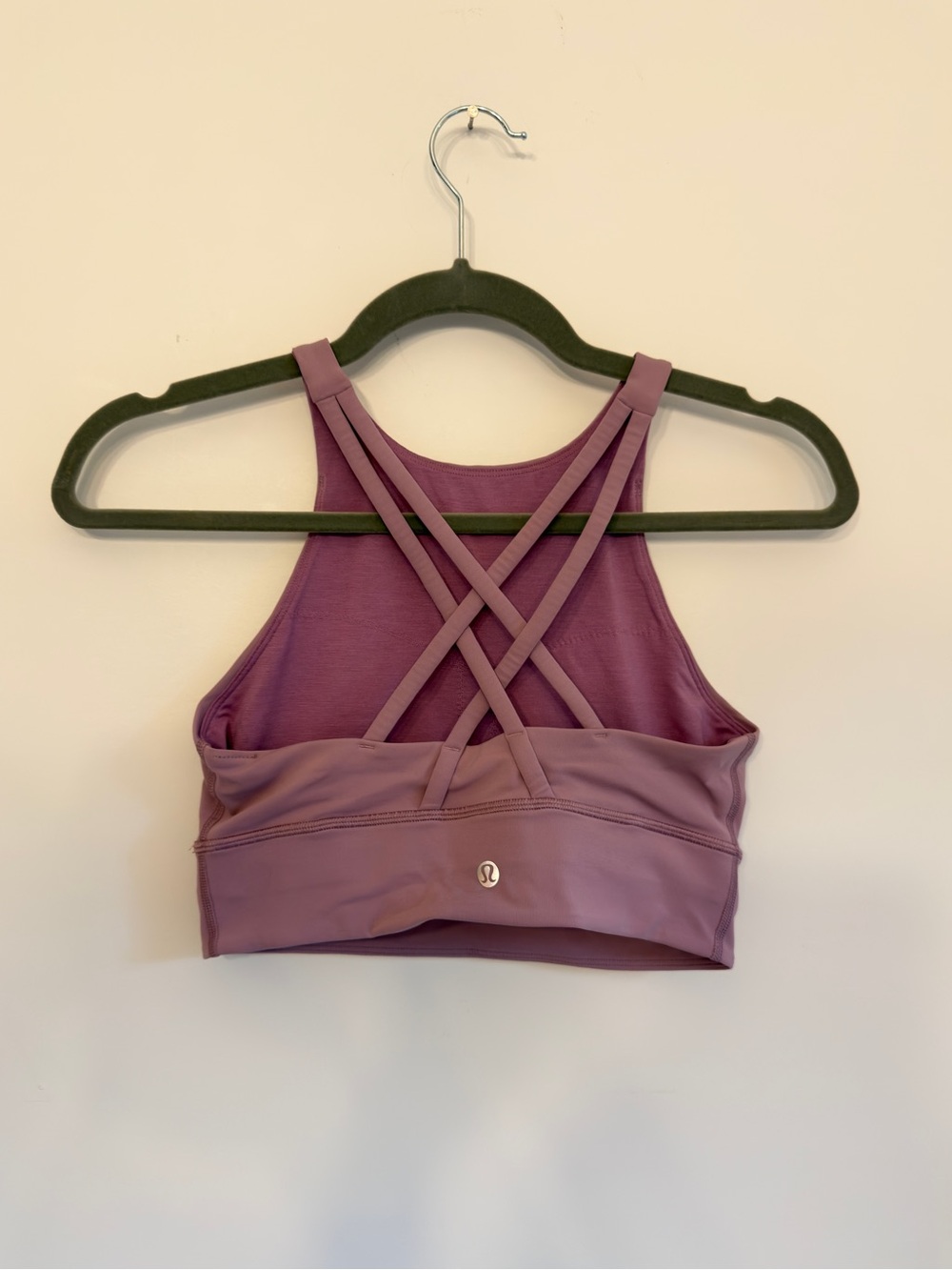 lululemon athletica Dusty Mauve High-Neck Sports Bra size 6 - Picture 2 of 3